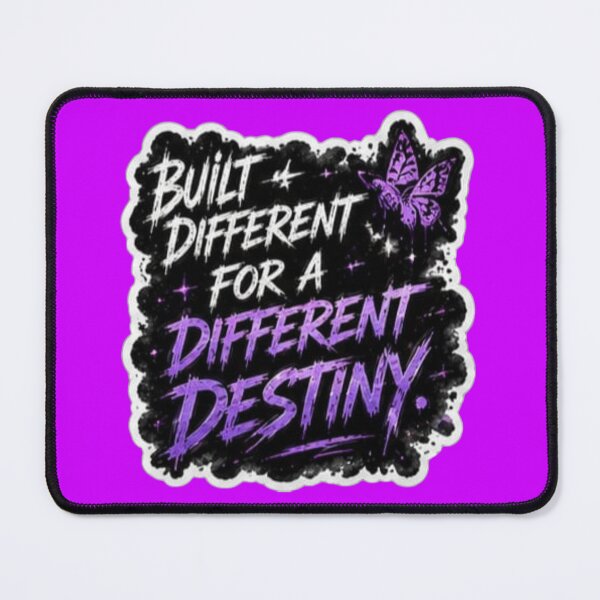 Item preview, Built Different For A Different Destiny Purple Butterfly Sticker designed and sold by Scro-Ciob-Shop.