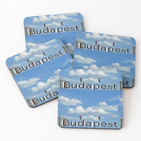 Item preview, Traffic Lights Under Fluffy Clouds and Blue Sky in Budapest designed and sold by FoxPix.