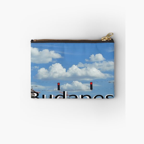 Item preview, Traffic Lights Under Fluffy Clouds and Blue Sky in Budapest designed and sold by FoxPix.