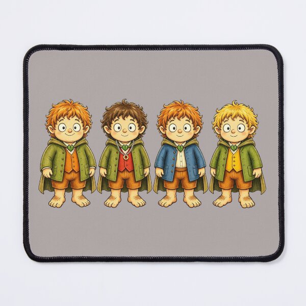 Item preview, Lord of the Rings - The Hobbits - Cute Version  designed and sold by Presents For The Dead.
