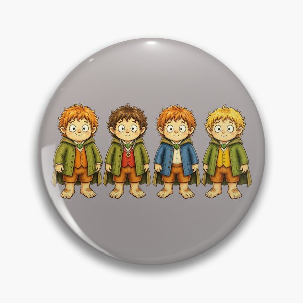 Artikelvorschau, Herr der Ringe – Der Hobbit – Niedliche Version entworfen und verkauft von Presents For The Dead.