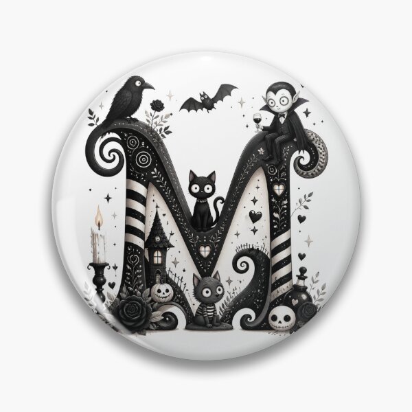 Item preview, cute gothic M designed and sold by Talpha.