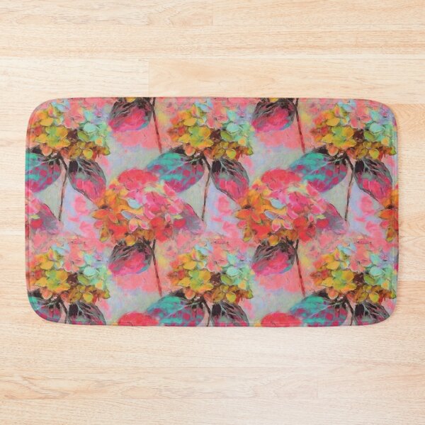 Item preview, Colorful Hydrangea Flowers Painting in Warm Pastel Tones designed and sold by DuckyRubin.