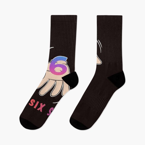 Item preview, Six Seven 67 Meme Streetwear Hand Sign - Dark Edition designed and sold by JulSaMar03.