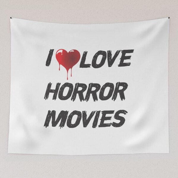 Item preview, I LOVE HORROR MOVIES designed and sold by ROCK_WELL.