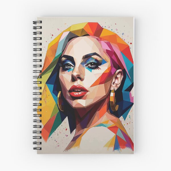 Item preview, Lady Gaga - Geometric Pop Art Colorful Portrait designed and sold by DGMaxShop.