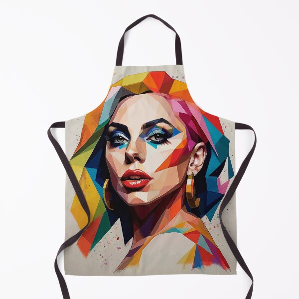 Item preview, Lady Gaga - Geometric Pop Art Colorful Portrait designed and sold by DGMaxShop.