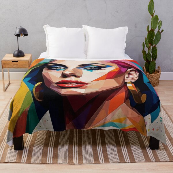 Item preview, Lady Gaga - Geometric Pop Art Colorful Portrait designed and sold by DGMaxShop.