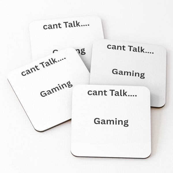 Item preview, Cant Talk Gaming – Funny Gamer Do Not Disturb Quote designed and sold by FunnyQuietClub.
