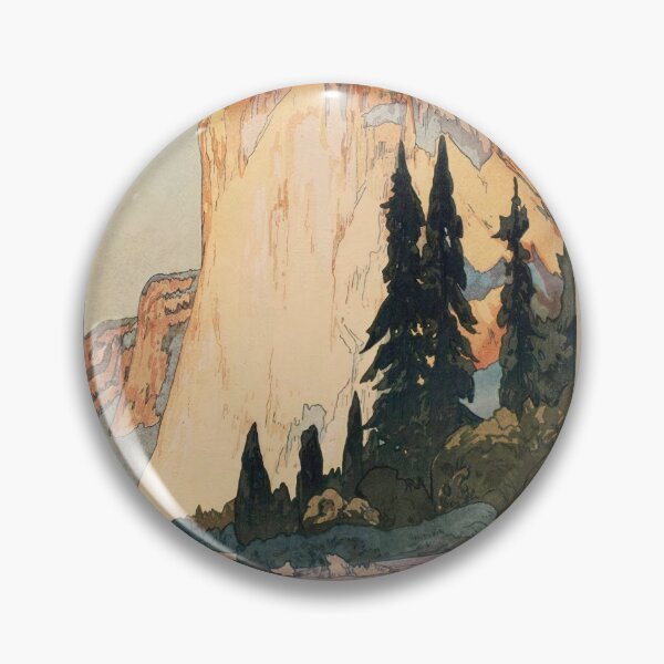 Item preview, El Capitan by Yoshida Hiroshi : serene landscape Japanese poster designed and sold by artofuniverse.