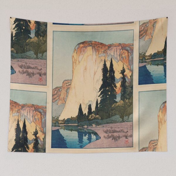 Item preview, El Capitan by Yoshida Hiroshi : serene landscape Japanese poster designed and sold by artofuniverse.