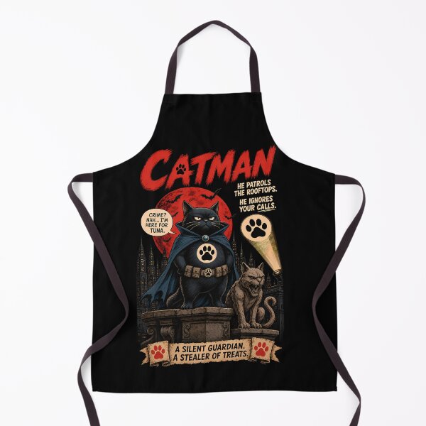 Item preview, Catman - Dark Superhero Cat designed and sold by TheSamuraiCat.