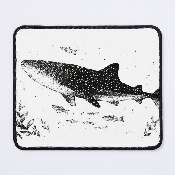 Item preview, Whale shark swimming with small fish designed and sold by anytka.