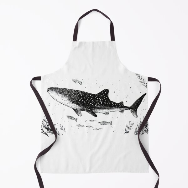 Item preview, Whale shark swimming with small fish designed and sold by anytka.
