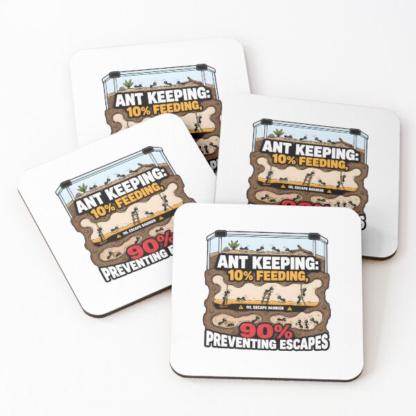 Item preview, Ant Keeping 10 Percent Feeding 90 Percent Preventing Escapes Funny Antkeeper Gift designed and sold by CleverRaccoon.