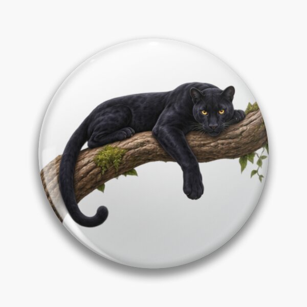 Item preview, Realistic Black Panther Sticker Sheet Wildlife Big Cat Illustration Pack designed and sold by Rehnair.