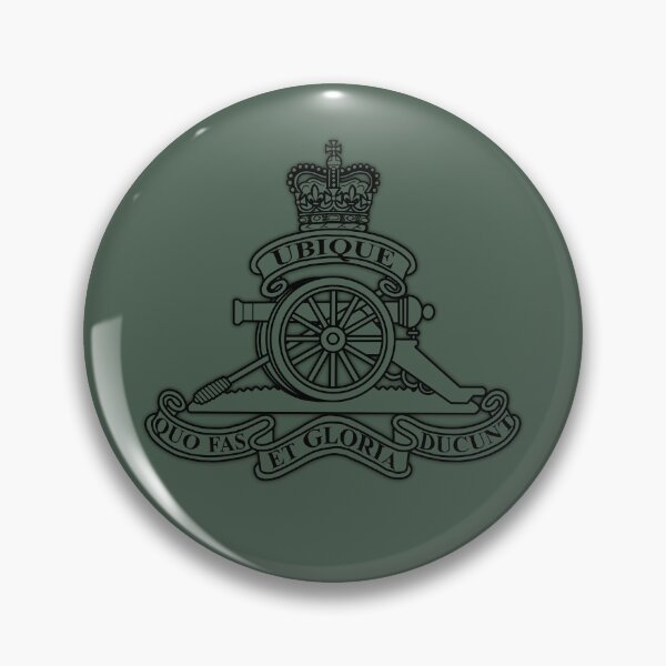 Item preview, Royal Artillery Cap Badge colourless  designed and sold by Auburn-Art.