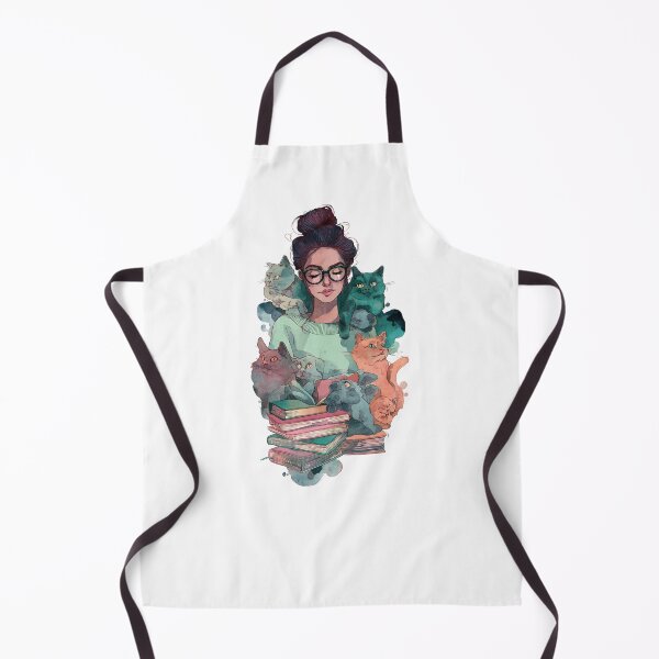 Item preview, nerd cat lady designed and sold by lakanarivas.