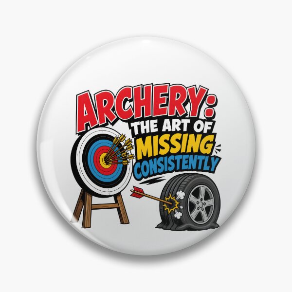 Item preview, Archery The Art Of Missing Consistently Funny Archer Bowhunting Gift designed and sold by CleverRaccoon.