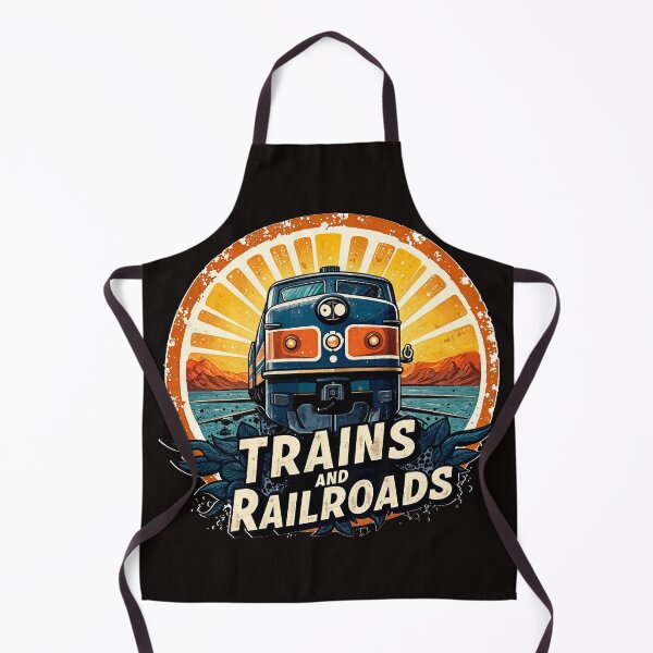 Item preview, Classic Diesel Locomotive Logo designed and sold by Trains-and-Rail.