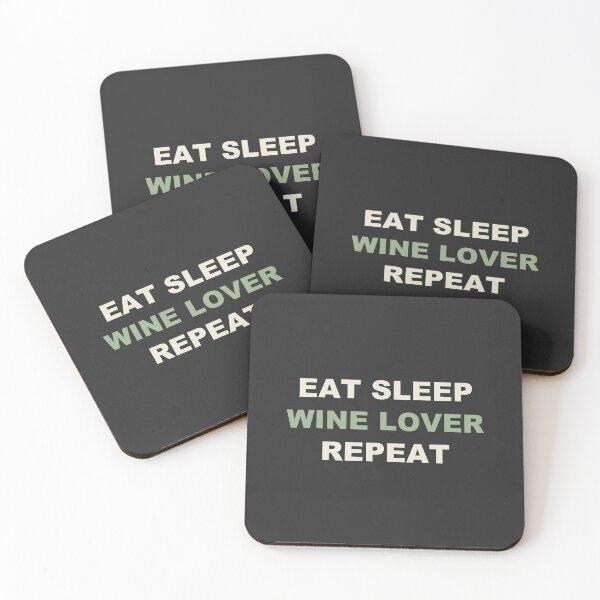 Item preview, Eat Sleep Wine Lover Repeat - Wine Lover designed and sold by RetroThreadWorks.