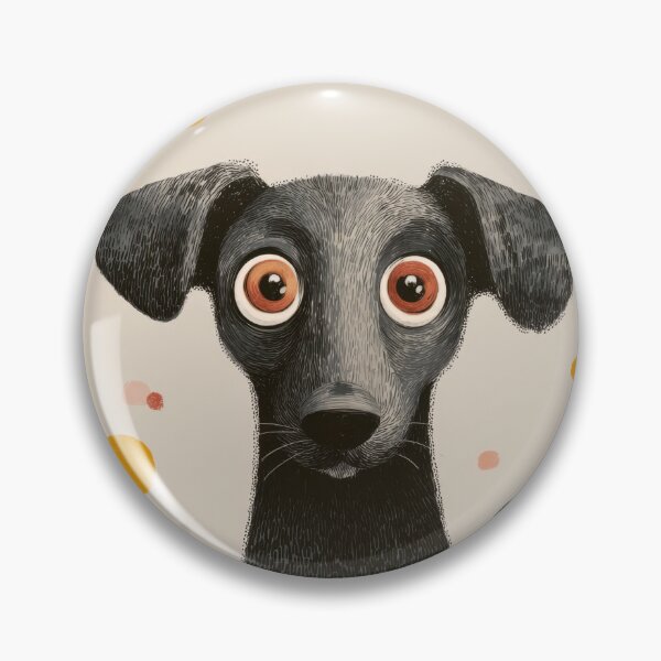 Item preview, Big-eyed dog on plain bg designed and sold by anytka.
