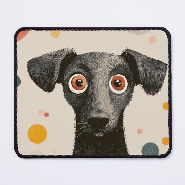 Item preview, Big-eyed dog on plain bg designed and sold by anytka.