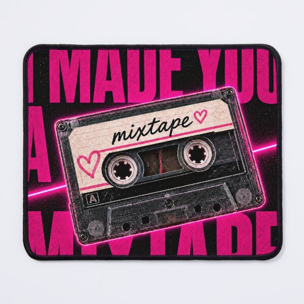 Item preview, I Made You a Mixtape – Retro Cassette Tape designed and sold by Boreal Apparel.