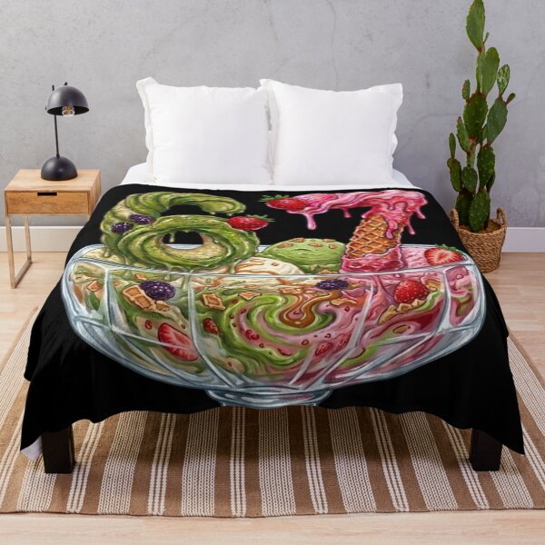 Item preview, 67 Matcha Ice Cream and Strawberry Ice Cream Dripping Number Dessert Sundae Bowl | 67 Meme | Trending designed and sold by TeenLake.