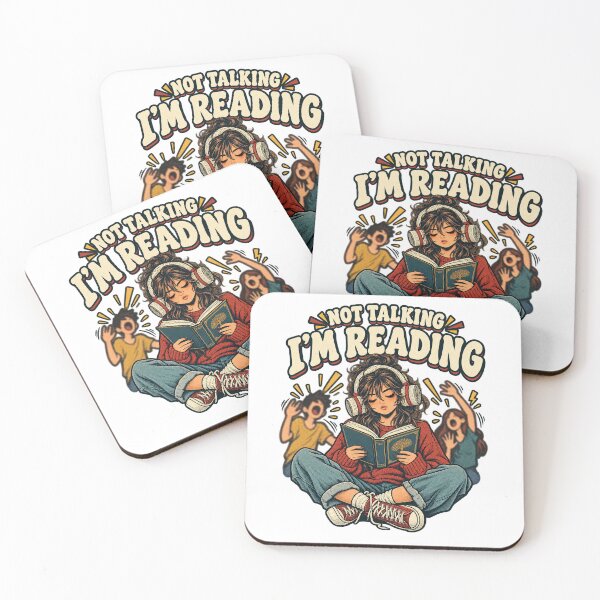 Item preview, I don't talk, I'm reading designed and sold by ImaginariaEstudioShop.