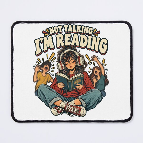 Item preview, I don't talk, I'm reading designed and sold by ImaginariaEstudioShop.