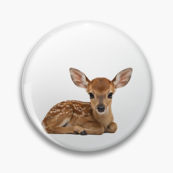 Item preview, Cute Baby Fawn Sticker Sheet Realistic Deer Illustration Pack designed and sold by Rehnair.