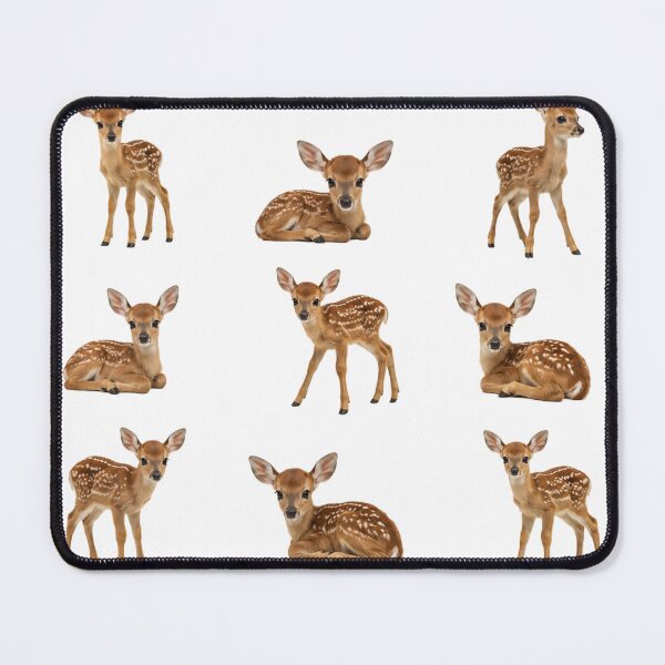 Item preview, Cute Baby Fawn Sticker Sheet Realistic Deer Illustration Pack designed and sold by Rehnair.