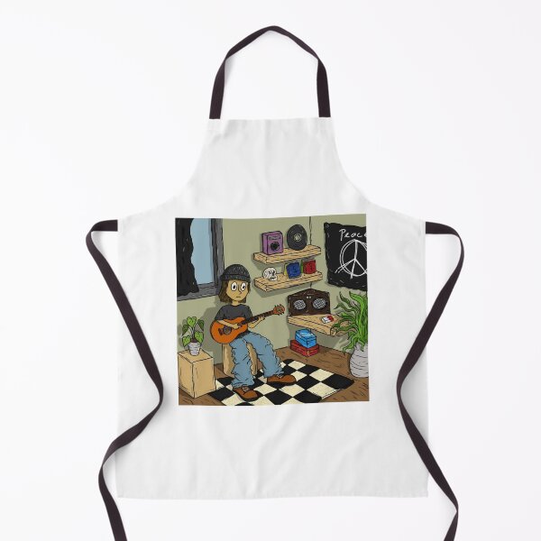 Item preview, Chill Vibes Guitar Room Cute Lofi Indie Boy Art designed and sold by kambinghitamart.