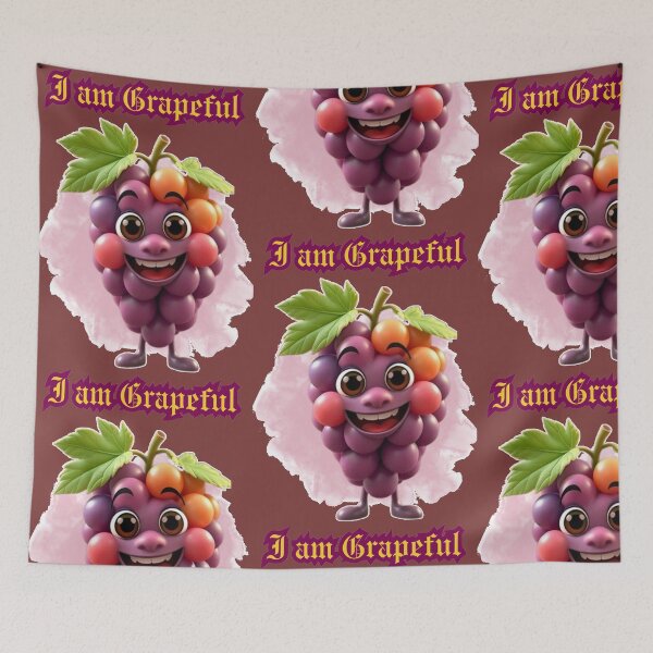 Item preview, I Am Grapeful! designed and sold by Vinaelly.
