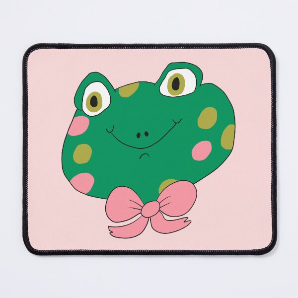 Item preview, Spots the Frog (Pink) designed and sold by yellowflowerhut.