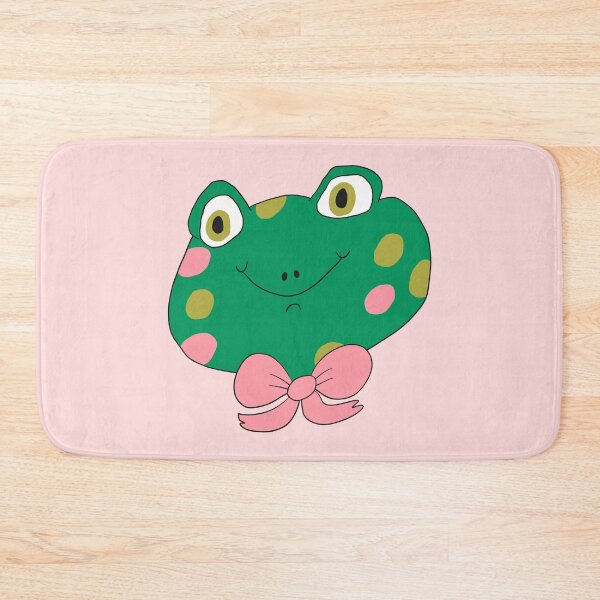 Item preview, Spots the Frog (Pink) designed and sold by yellowflowerhut.