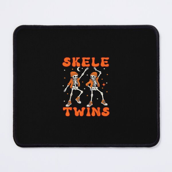 Item preview, Skeletwins Funny Halloween Matching Twins Dancing Skeletons designed and sold by Rahamkshop.