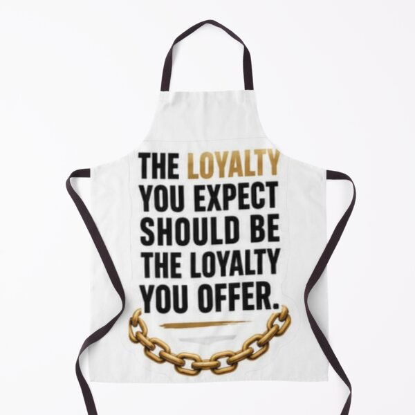 Item preview, The Loyalty You Expect Should Be The Loyalty You Offer Gold Chain Sticker designed and sold by Scro-Ciob-Shop.