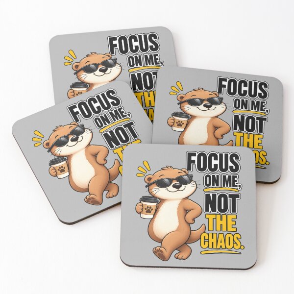 Item preview, Funny Otter Meme Collection - Focus On Me Otter Meme Cartoon - Sarcastic Animal Humor designed and sold by MiraLumeStudio.
