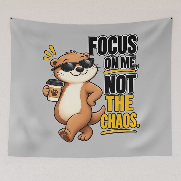 Item preview, Funny Otter Meme Collection - Focus On Me Otter Meme Cartoon - Sarcastic Animal Humor designed and sold by MiraLumeStudio.