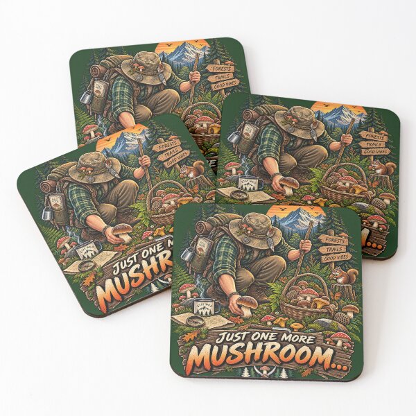 Item preview, Just One More Mushroom – Funny Mushroom Foraging Adventure designed and sold by Lumvero.
