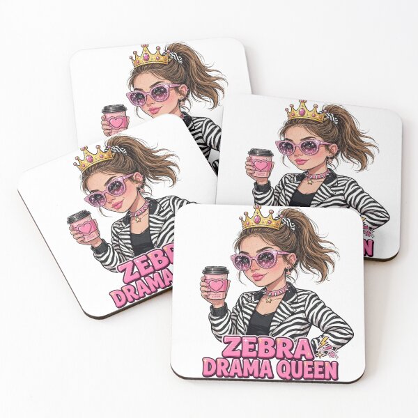 Item preview, Zebra drama Queen designed and sold by Goth Pets .