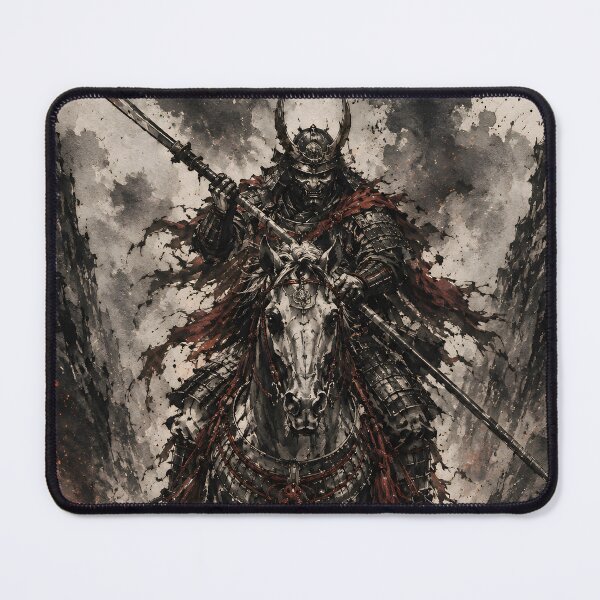 Item preview, Dark Samurai Art - Mounted Japanese Warrior designed and sold by MouradStudio.