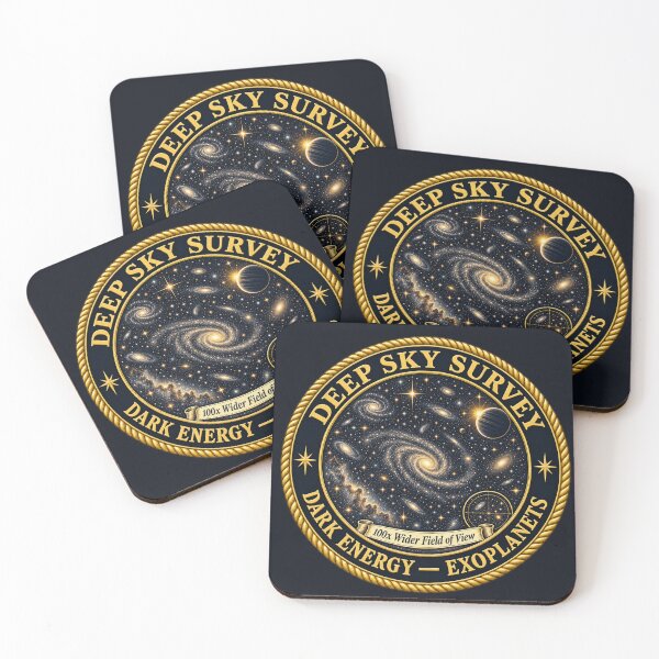 Item preview,  Deep Sky Survey Dark Energy Exoplanet Vintage Astronomy Art designed and sold by CalmCapy Co.