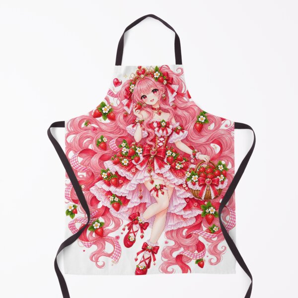 Item preview, Anime Magical Strawberry Girl Japanese Style designed and sold by Kubbykat.