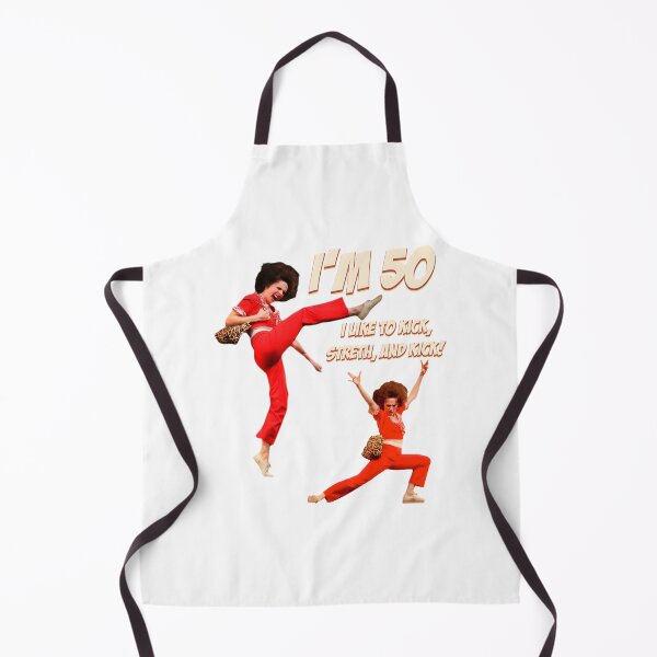 Item preview, Funny Im 50 I Like To Kick Stretch And Kick Birthday Gift - Humorous Fifty Years Old Workout And Fitness Quote Graphic | Best Gift designed and sold by Kolamou.