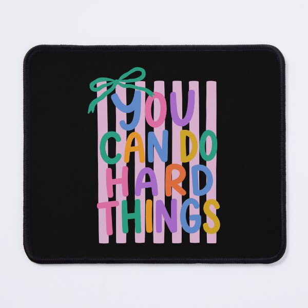Item preview, You Can Do Hard Things Colorful Typography designed and sold by MelBarrerahh.