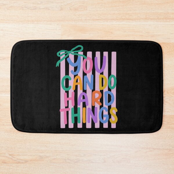 Item preview, You Can Do Hard Things Colorful Typography designed and sold by MelBarrerahh.