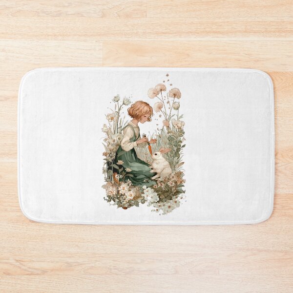 Item preview, rabbit girl gardening designed and sold by lakanarivas.